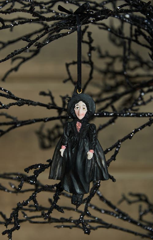 Gallerie Ii Velma Witch Gathered Traditions Joe Spencer Ornament In Black