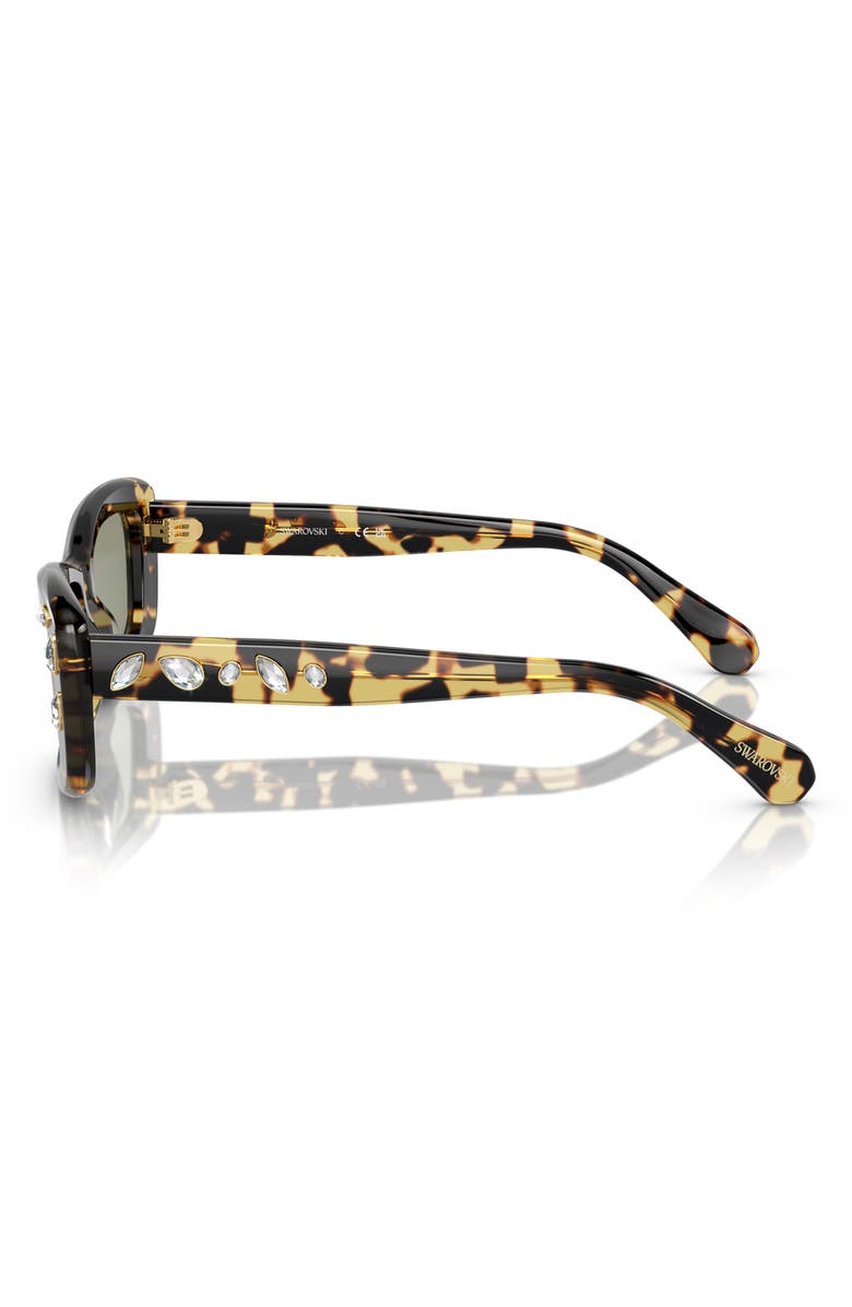 Swarovski 54mm Pillow Sunglasses, Alternate, color,