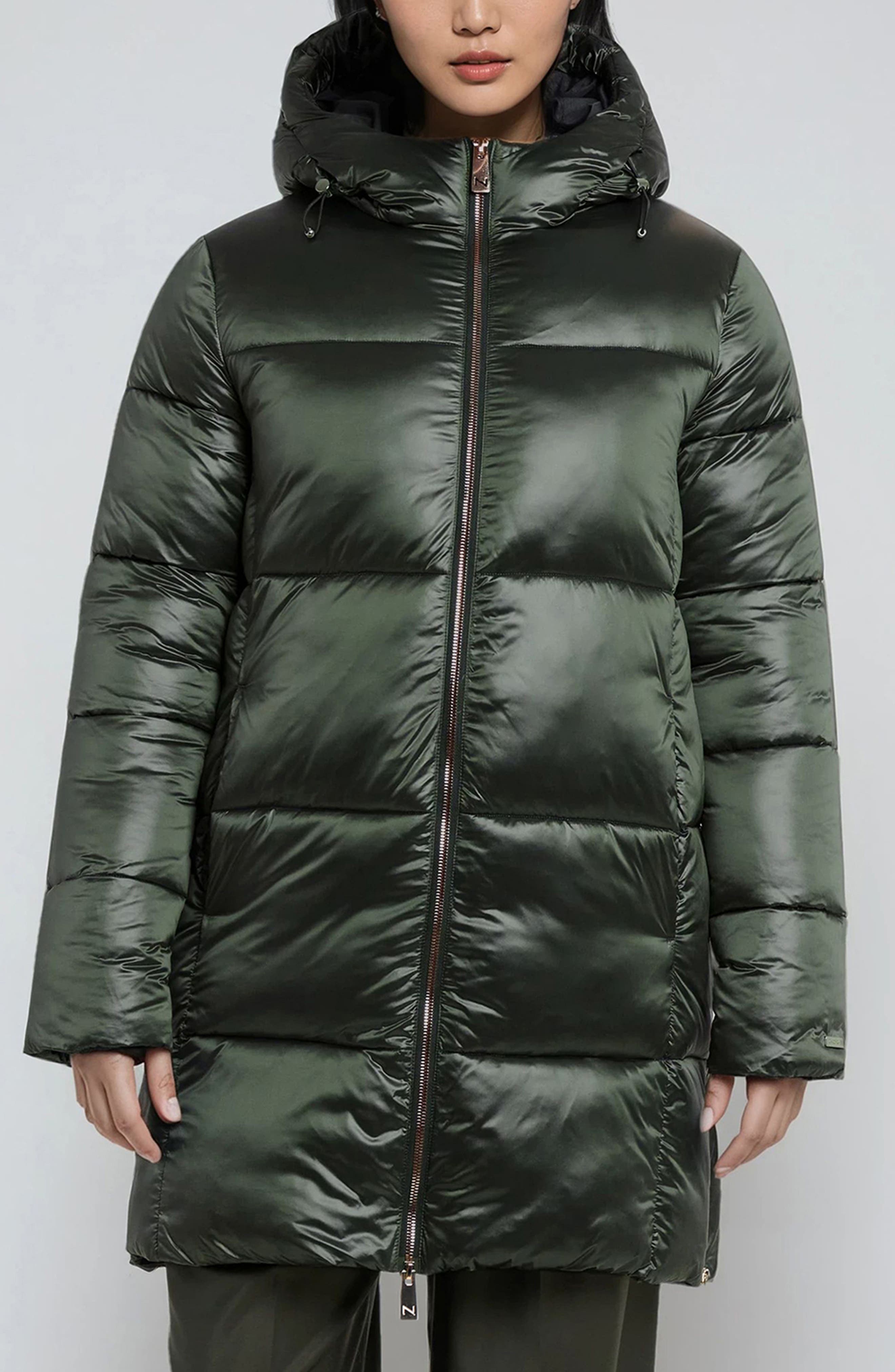 Noize Alicia Water Resistant Hooded Parka Puffer Jacket