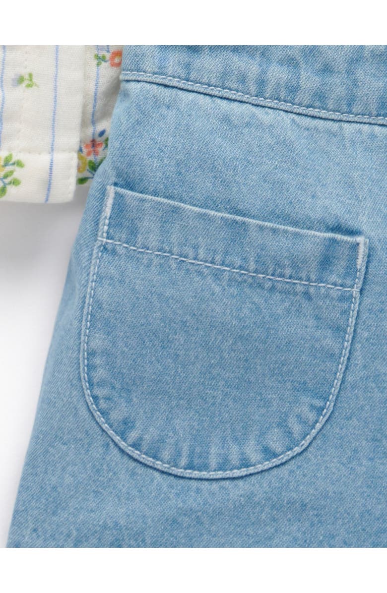 Purebaby Nautical Top & Short Set, Alternate, color, Nautical Floral