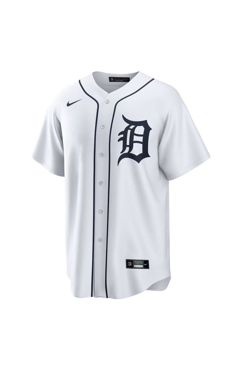 Nike Men's Nike White Detroit Tigers Home Replica Team Jersey, Alternate, color, White