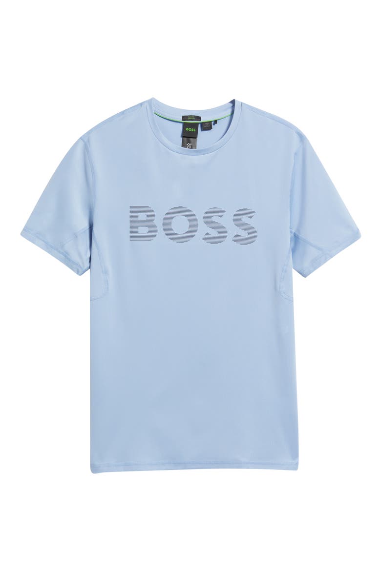Tee Active Slim Fit Performance Logo Graphic T-Shirt, Alternate, color, OPEN BLUE