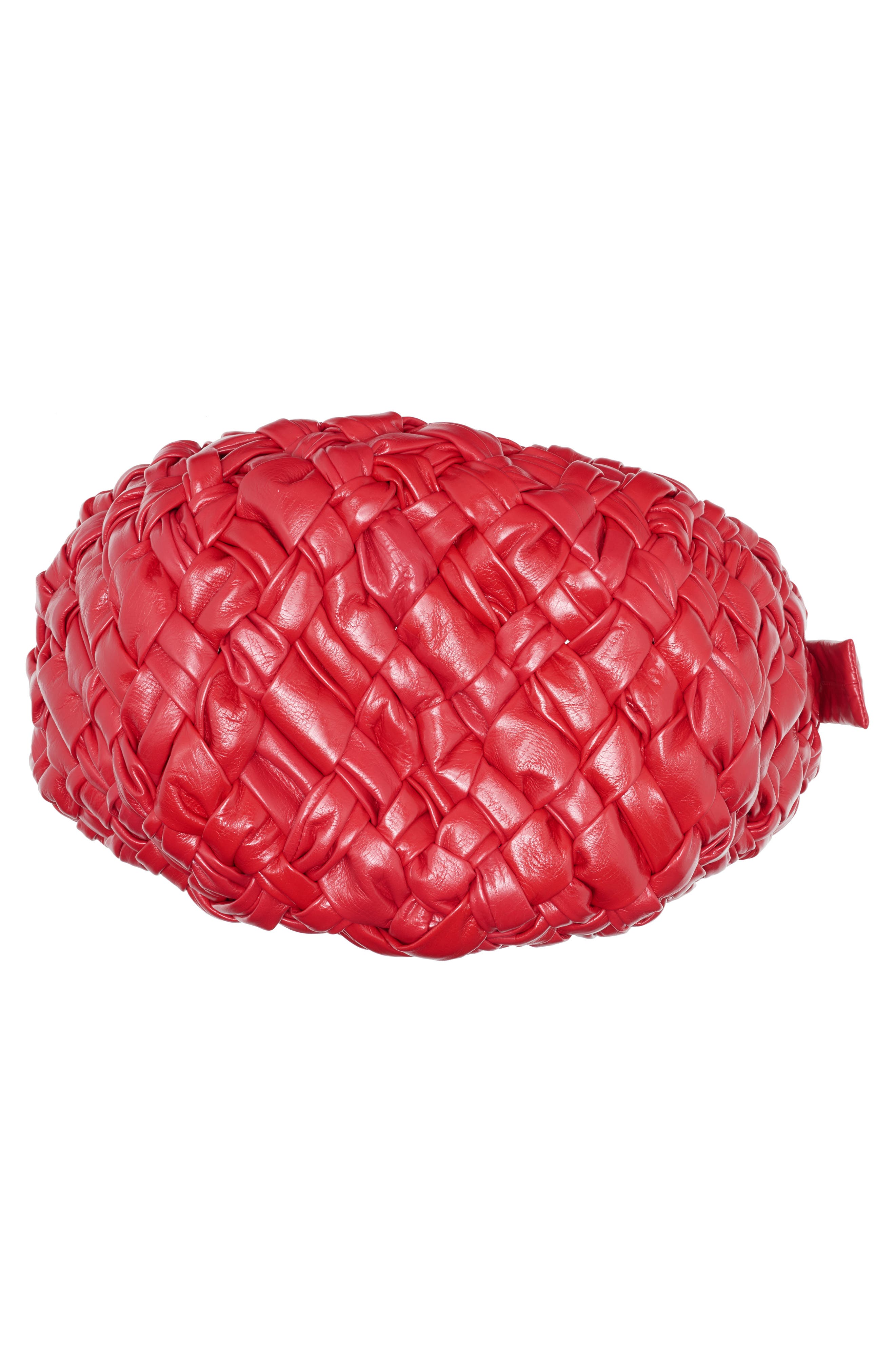 Bottega Veneta BV Banana Woven Leather Shoulder Bag, Alternate, color, 