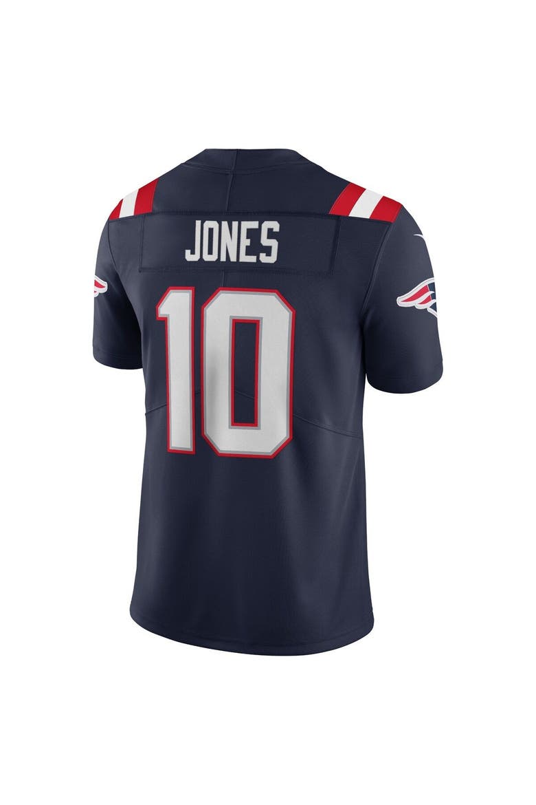 Men's Nike Mac Jones Navy New England Patriots Vapor Limited Jersey, Alternate, color, Navy