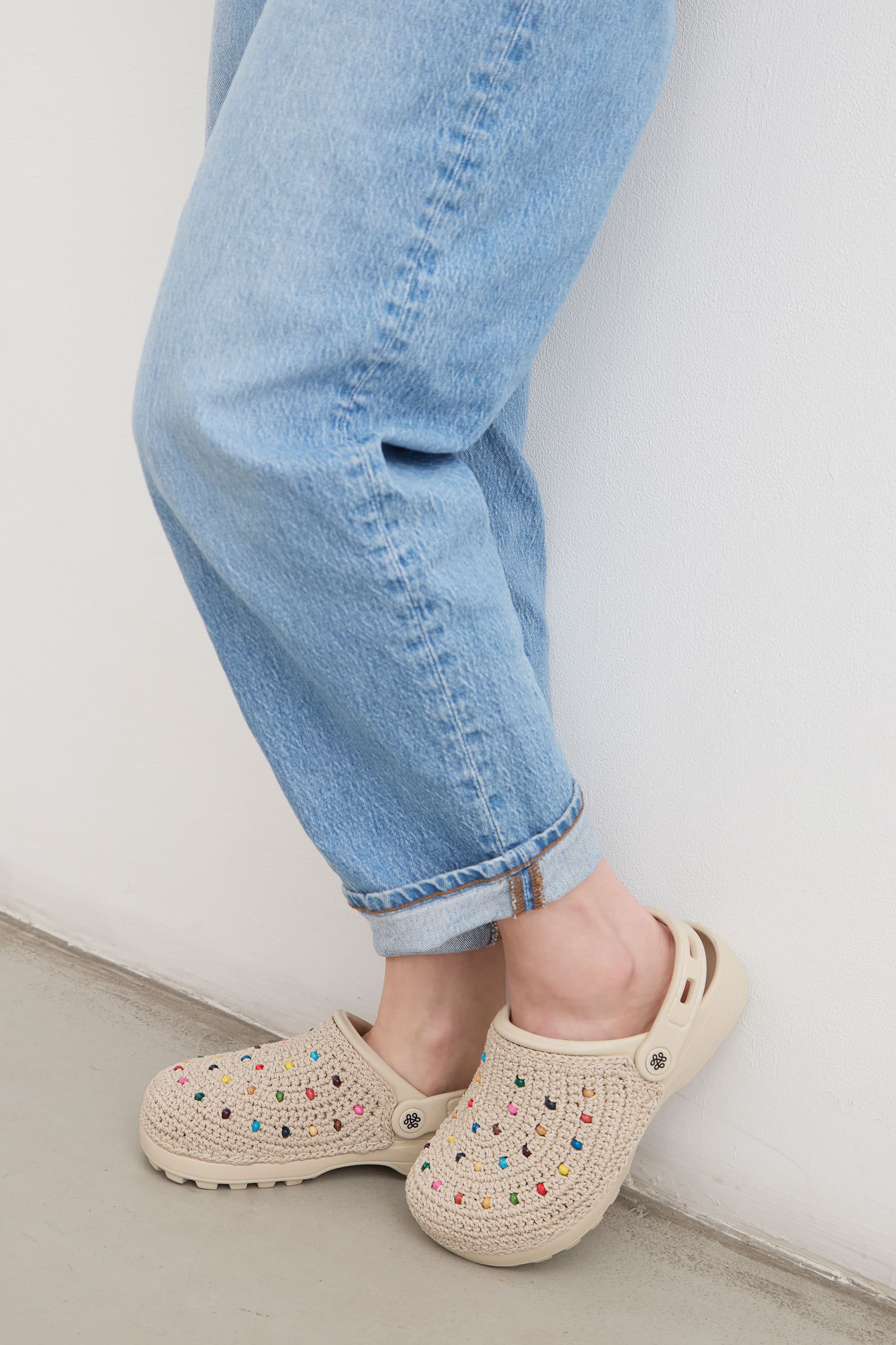 The Sak Bolo Eva Clog, Alternate, color, Ecru Multi Beads