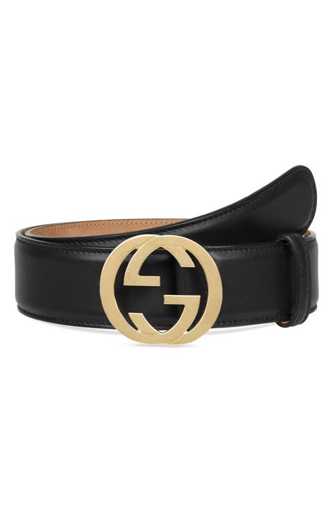 Interlocking-G Leather Belt