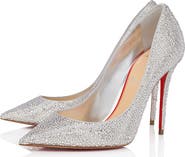 Christian Louboutin La Pigalle Strass Pointed Toe Pump
