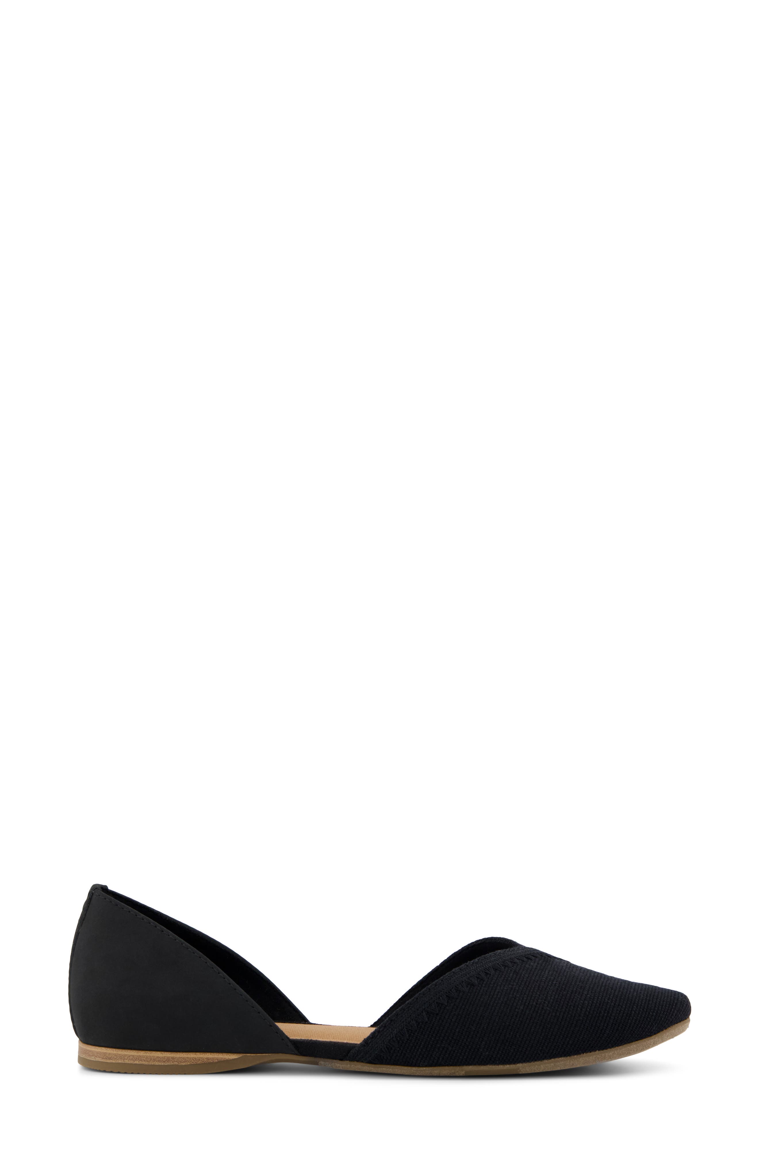 TOMS d'Orsay Flat, Alternate, color, Black