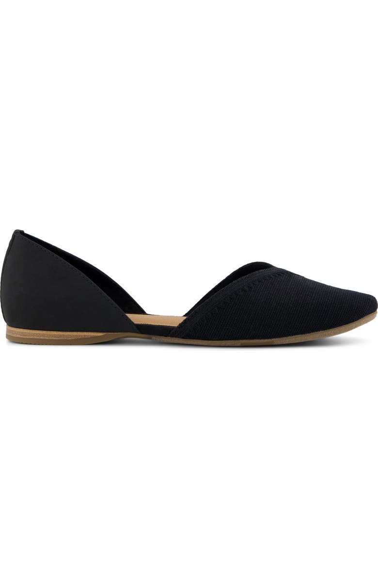 TOMS d'Orsay Flat, Alternate, color, Black
