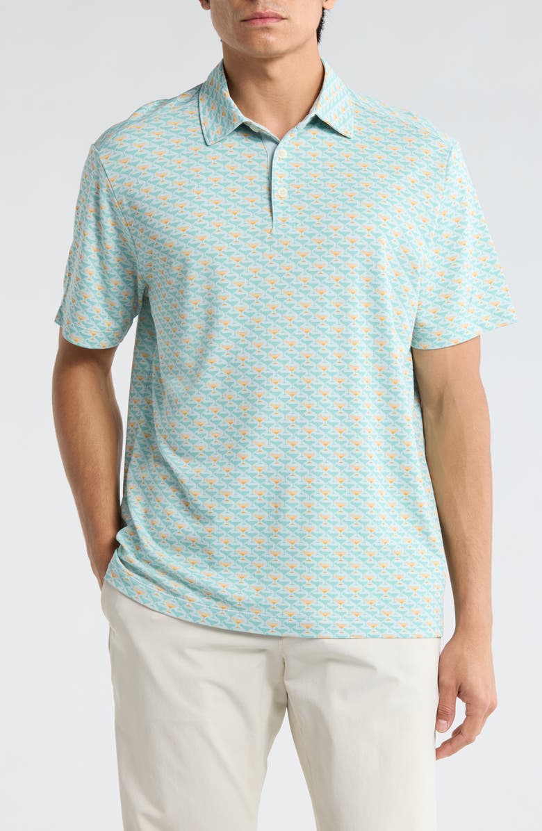 Tommy Bahama Citrus Martini Polo, Main, color, Dusty Aruba