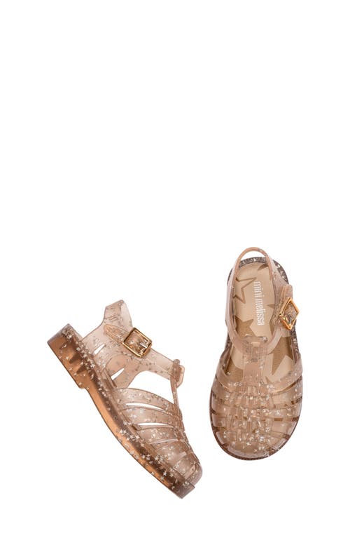 Melissa Kids' Possession Metallic Jelly Sandal In Brown