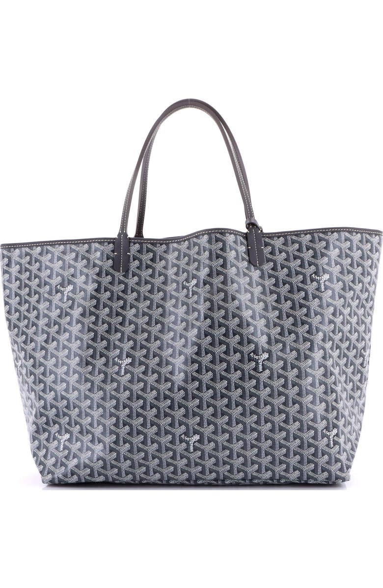 Pre-Owned Goyard Saint Louis Tote Coated Canvas GM, Alternate, color, Gray