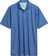 johnnie-O Top o' the Morning Scatter Print PREP-FORMANCE Golf Polo