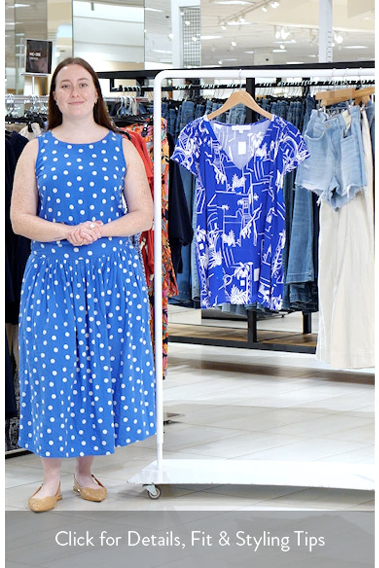 Town Print Smocked Top video