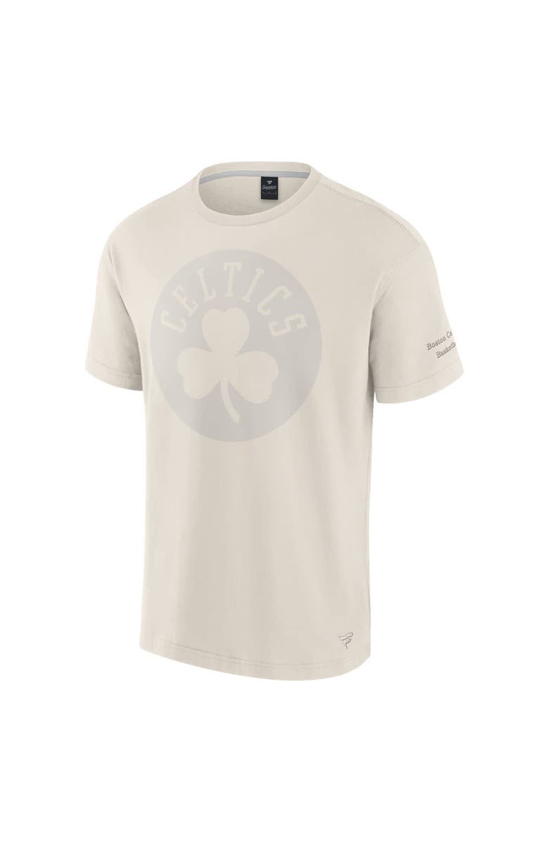 FANATICS Men's Fanatics Cream Boston Celtics Elements Iconic T-Shirt, Alternate, color, Cream