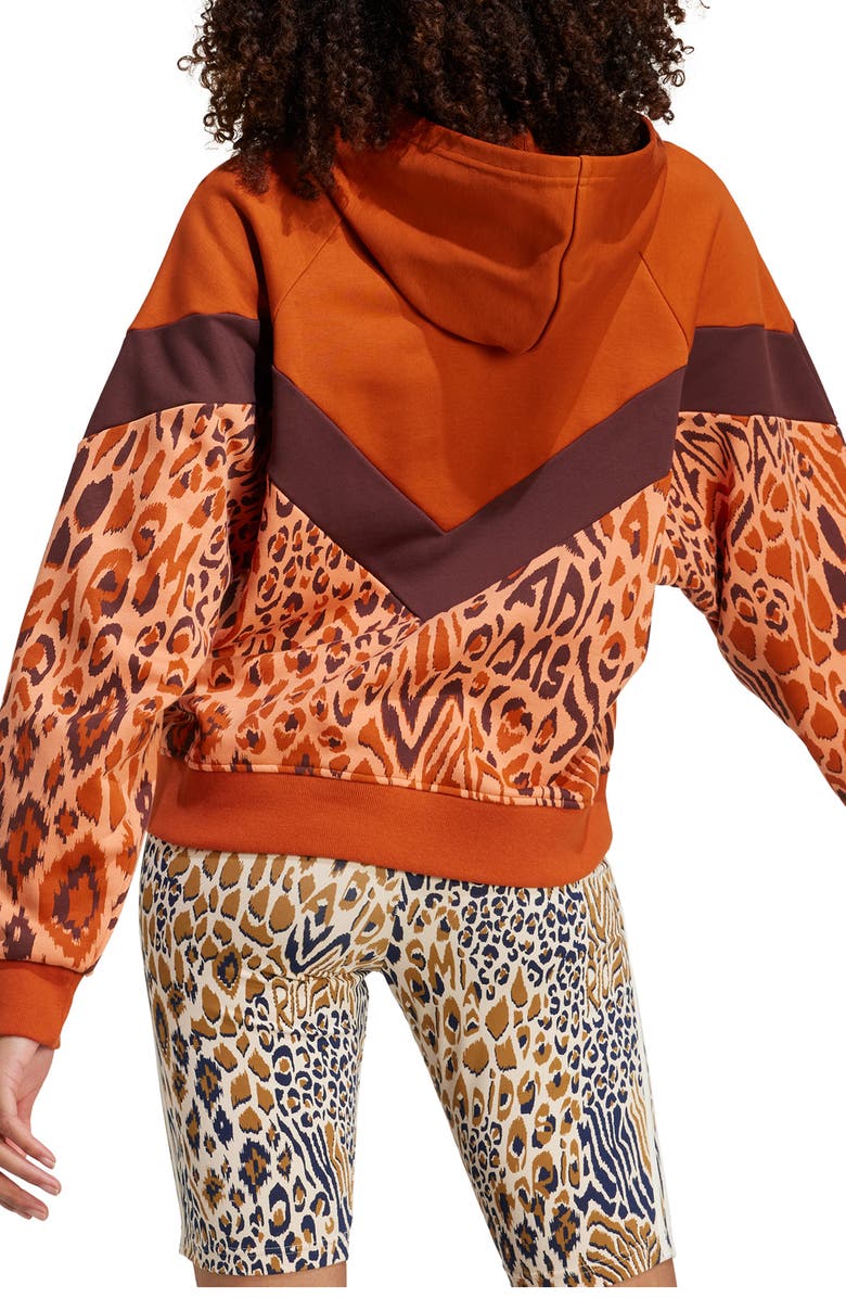 ADIDAS X FARM RIO Farm Cotton & Recycled Polyester Hoodie, Alternate, color,