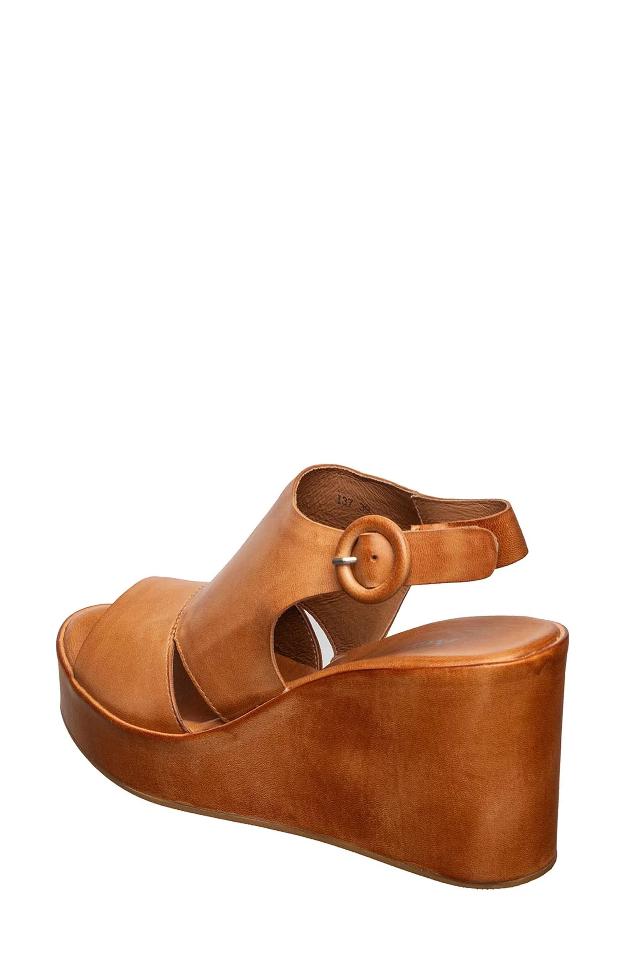 ANTELOPE Ramira Platform Wedge Sandal, Alternate, color, Taupe