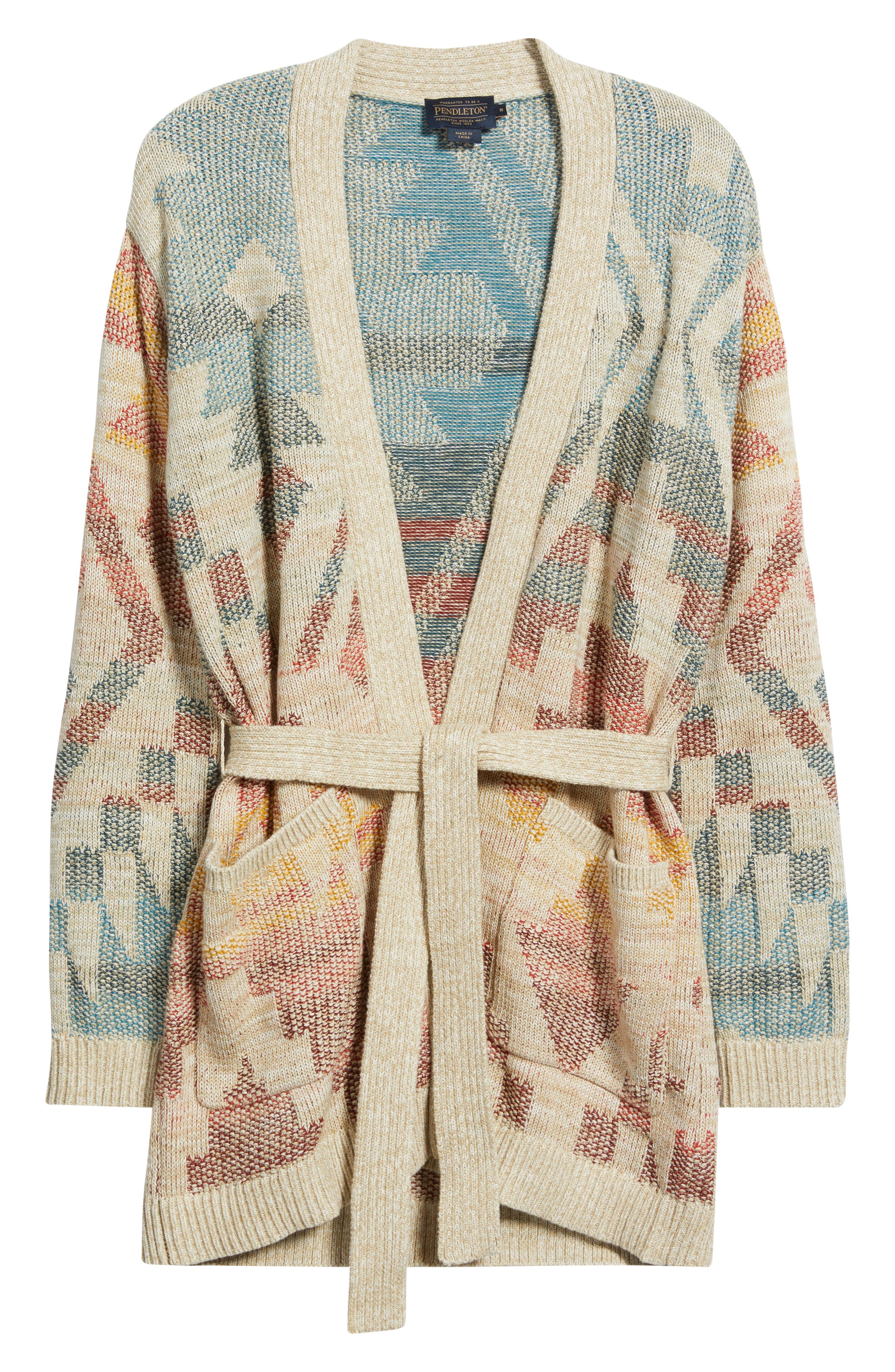 Cheyenne Jacquard Cotton Wrap Cardigan (Women) | Nordstrom