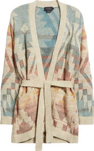 Pendleton Cheyenne Jacquard Cotton Wrap Cardigan