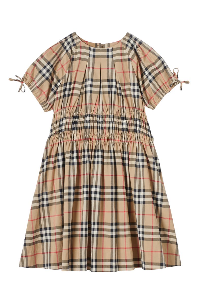 Burberry Joyce Archive Smocked Dress, Main, color, 
