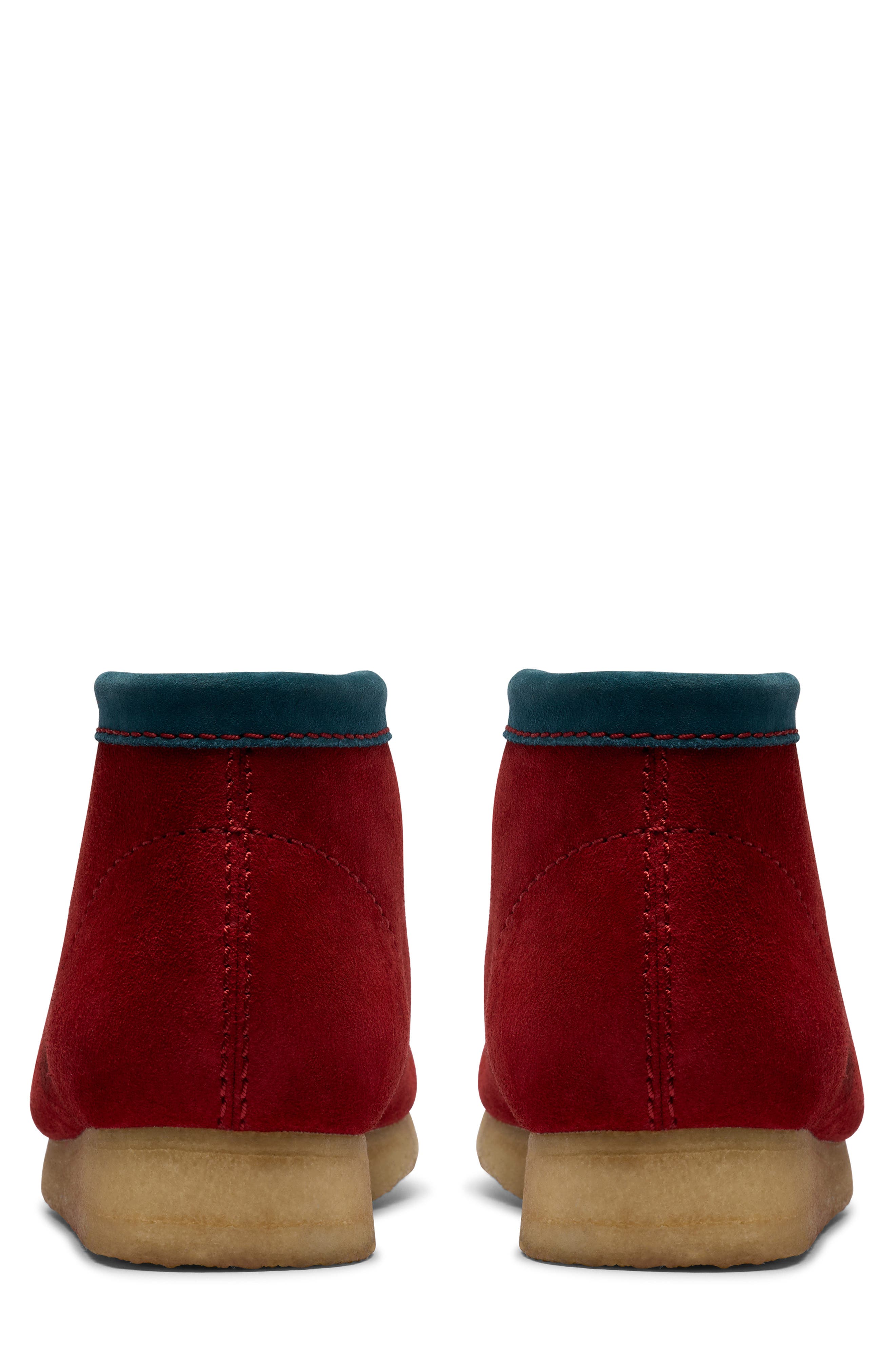 Clarks<sup>®</sup> Originals Wallabee Chukka Boot, Alternate, color, Dark Red S