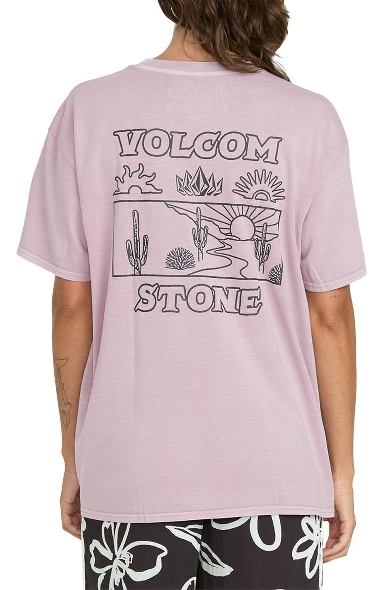 Volcom Stone Throw Graphic T-Shirt, Alternate, color, Violet Ice
