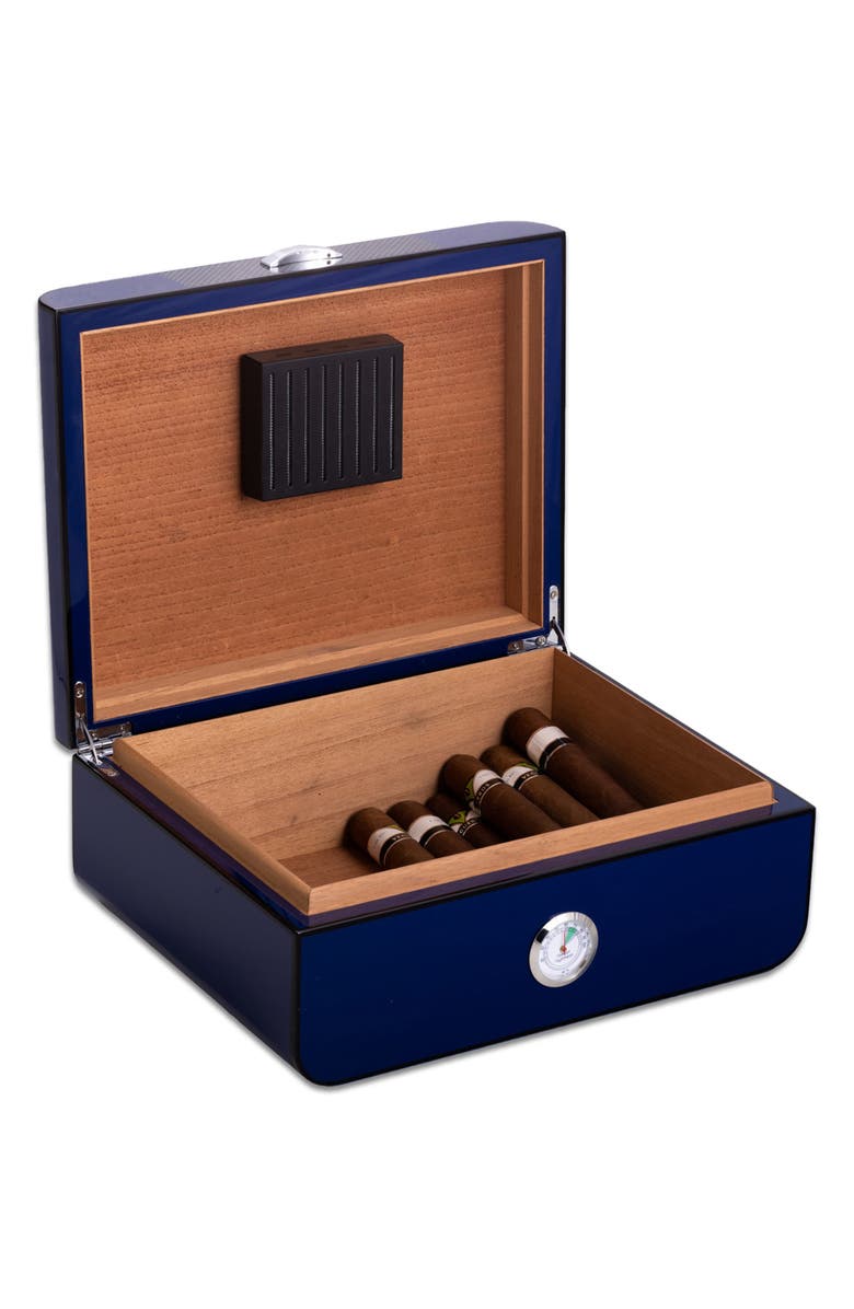 Bey-Berk Landon Cigar Humidor, Alternate, color, Multi Color