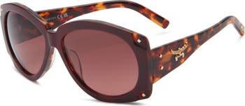 61mm Round Sunglasses