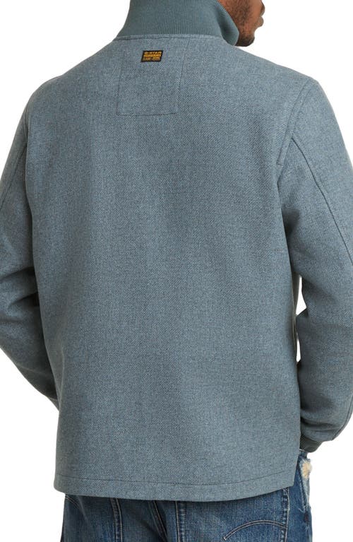 G-star Recycled Wool Blend Utility Jacket In Axis