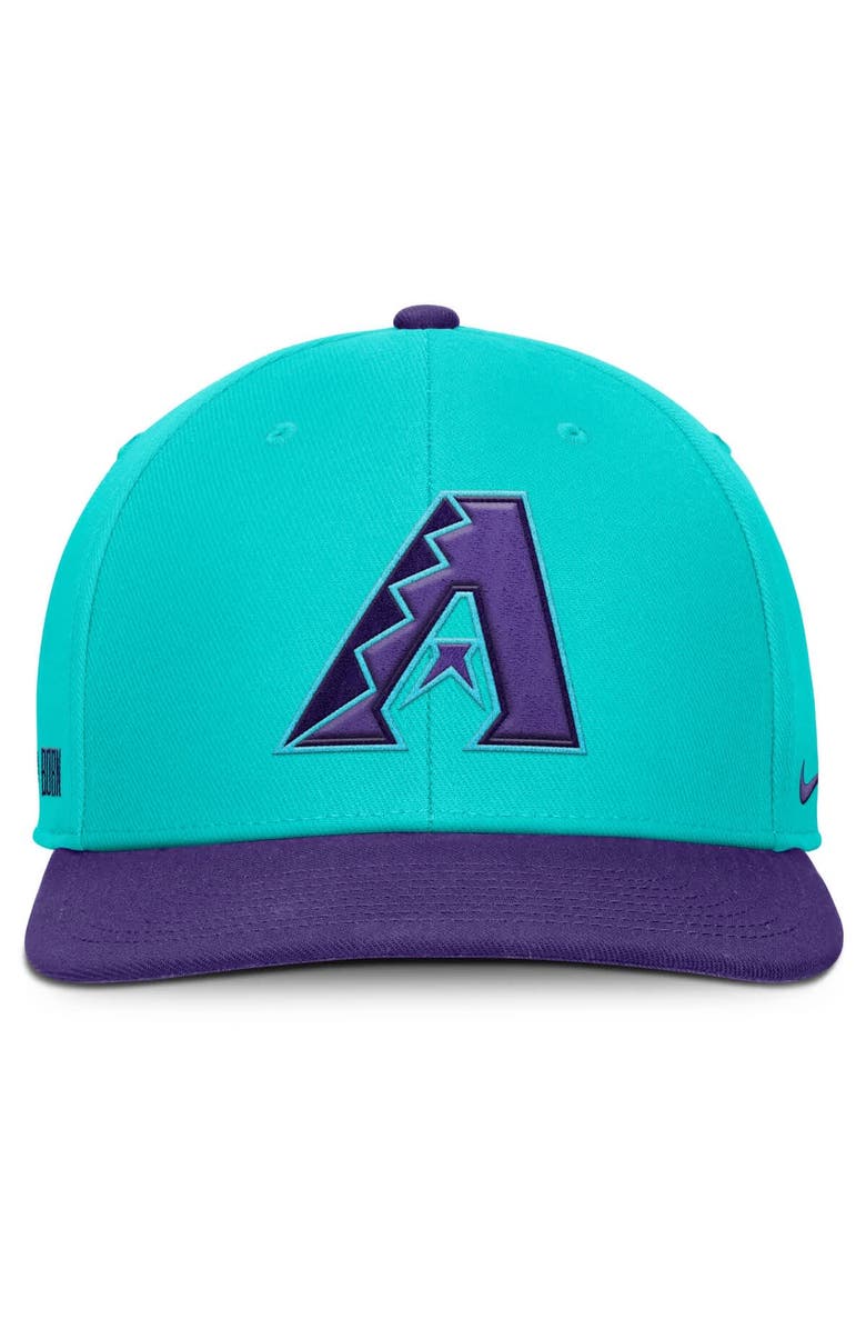 Nike Men's Nike  Teal/Purple Arizona Diamondbacks 2025 City Connect Pro Performance Snapback Hat, Alternate, color, 