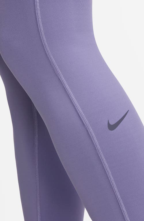 Nike Universa Medium-support High-waisted Pocket 7/8 Leggings In Blue