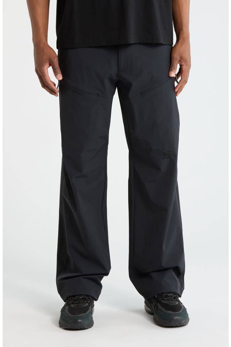 Gender Inclusive Reyes Water Resistant Pants, Main, color, BLACK