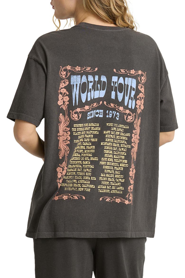 Walk With Us Cotton Graphic T-Shirt, Alternate, color, OFF BLACK