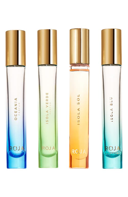 Roja Isola 4-piece Fragrance Travel Set In Transparent