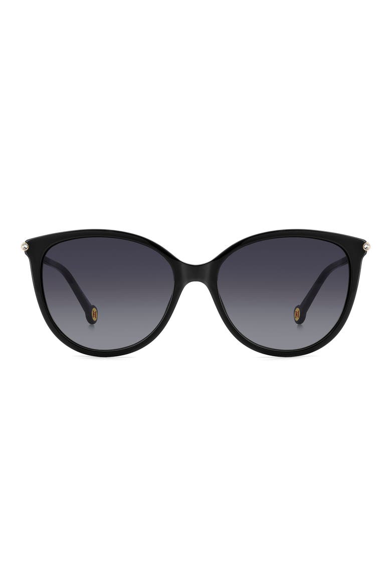 57mm Round Sunglasses, Main, color, 02M2-9O