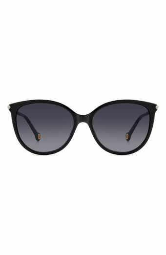 Carolina Herrera 57mm Round Sunglasses