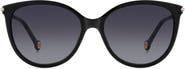 Carolina Herrera 57mm Round Sunglasses