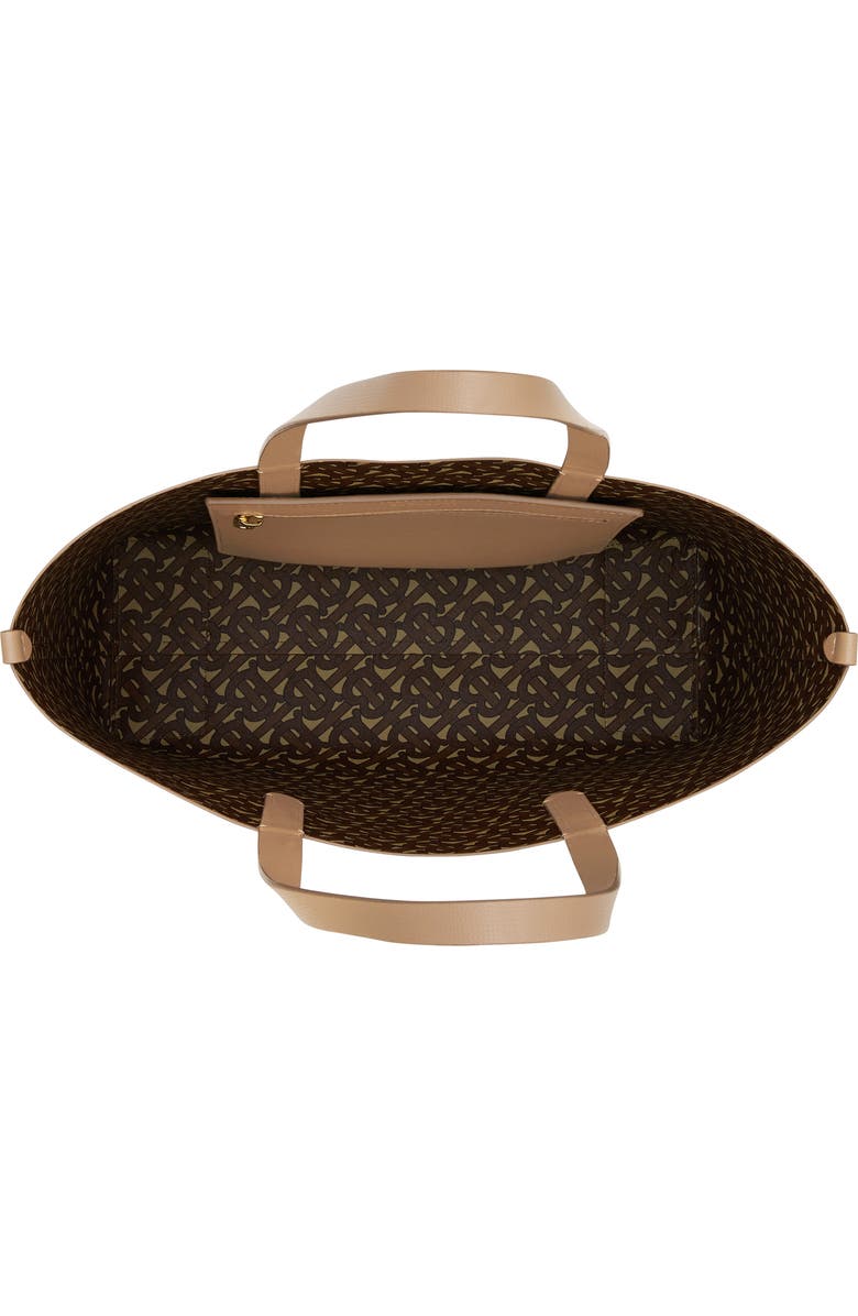 Burberry Embossed Monogram Leather Tote, Alternate, color,