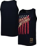 Mitchell & Ness Men's Mitchell & Ness Navy Tampa Bay Rays Cooperstown Collection Stars and Stripes Tank Top