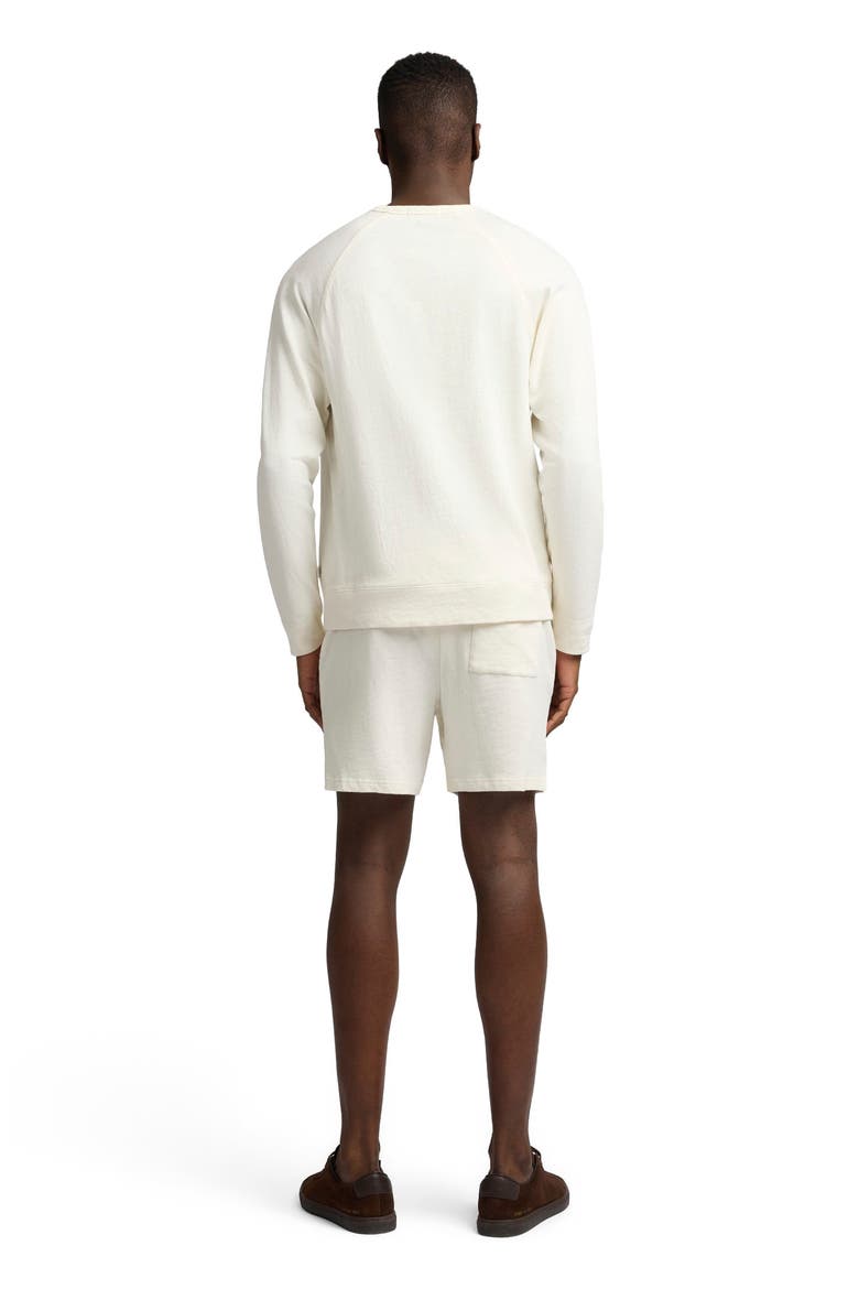 Terry Slub Shorts 6", Alternate, color, Egret