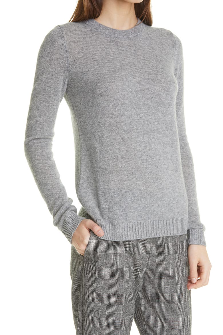 Cashmere Crewneck Sweater, Alternate, color, HUSKY
