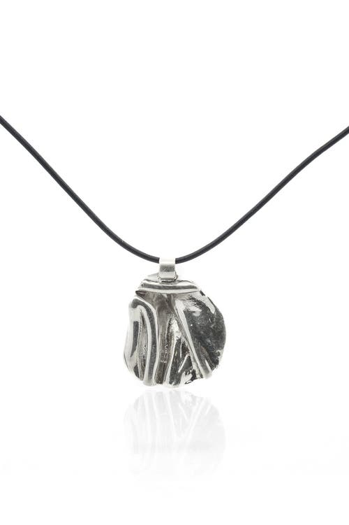 Dea Dia Panamint Silver Folded Pendant Necklace
