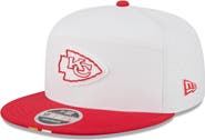 New Era Men's New Era  White/Red Kansas City Chiefs 2025 NFL Training Camp Split Panel 9FIFTY Snapback Hat