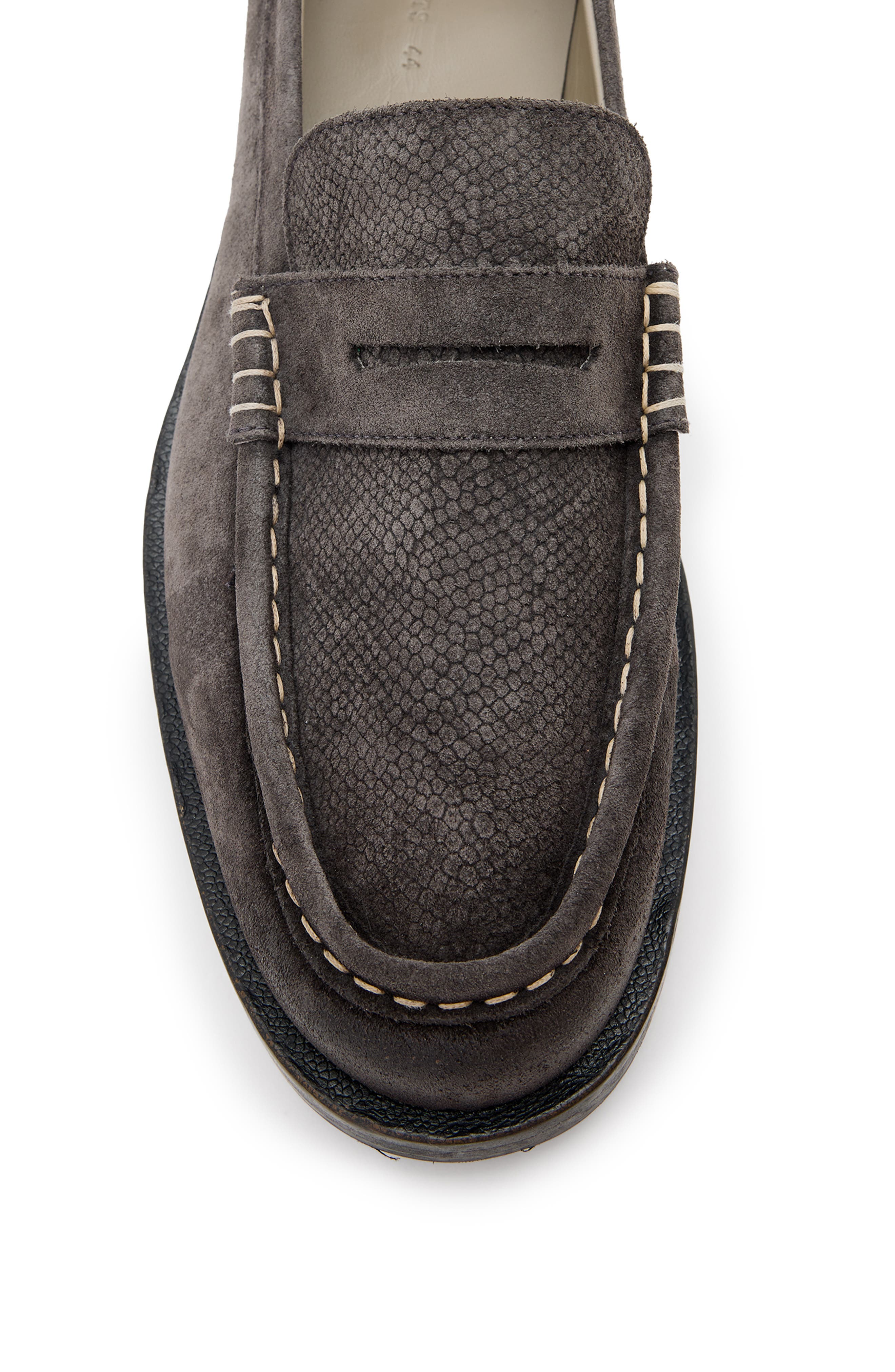Bloom Penny Loafer, Alternate, color, WARM GREY