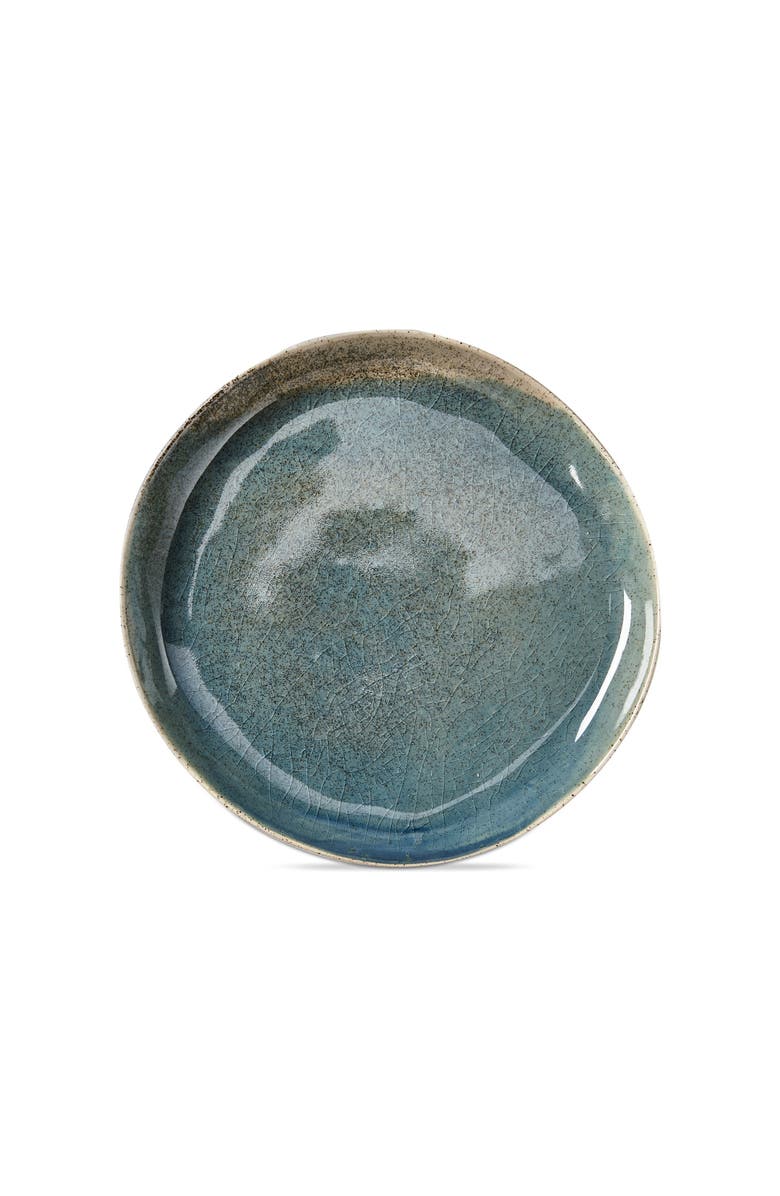 tag Montauk Blue Porcelain Salad Plate Dishwasher Safe Summer, Main, color, Blue