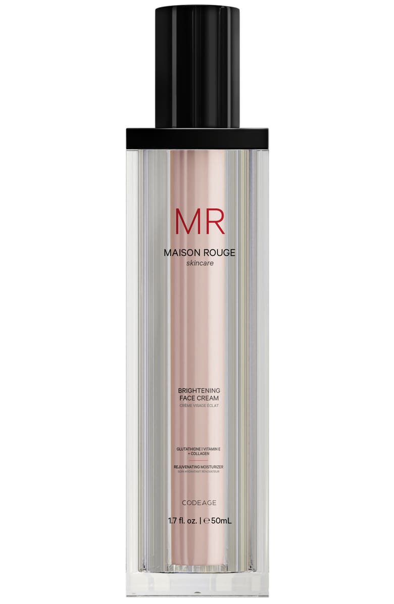 Codeage Brightening Face Cream, Glutathione, Collagen, Vitamins, CoQ10, Refillable 50mL, Alternate, color, White