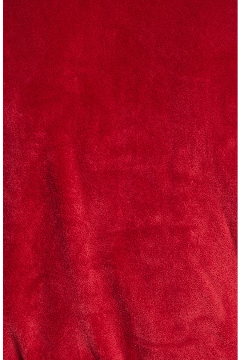 Microfiber Robe, Alternate, color, EATON RED