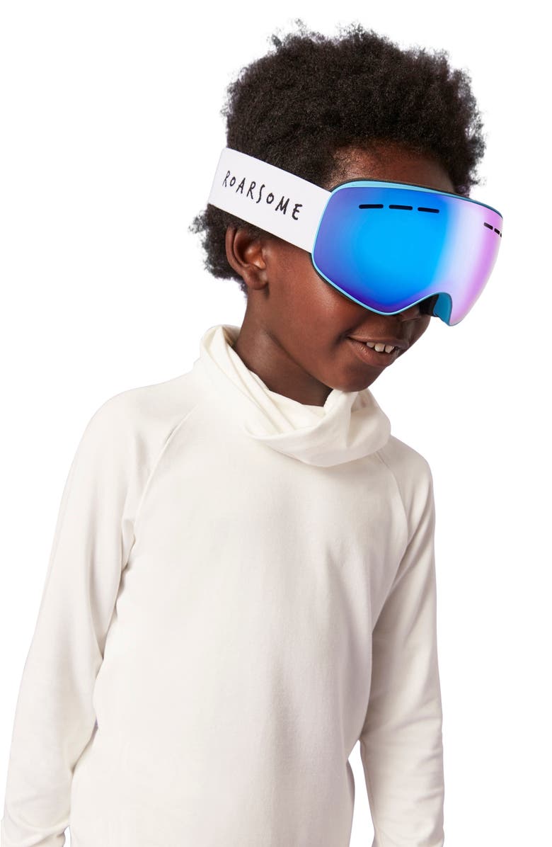 Roarsome Long Sleeve Base Layer, Alternate, color, White