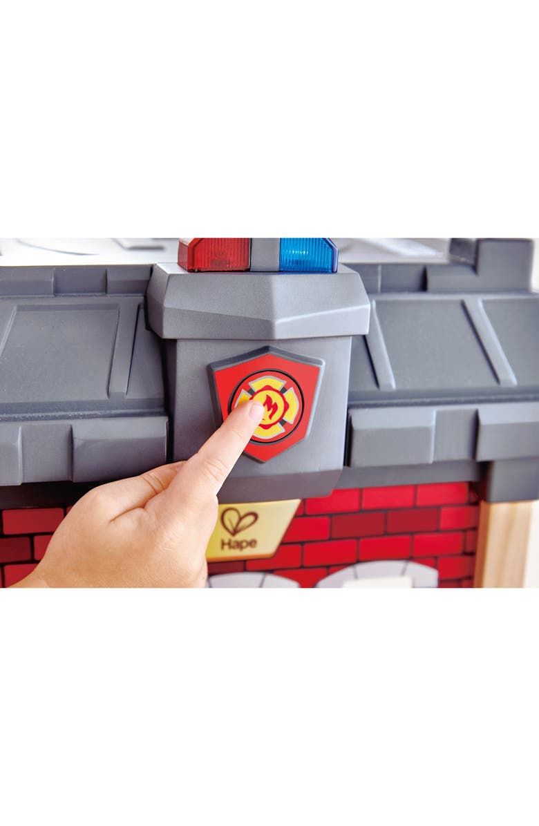 Hape Fire Station, Alternate, color, Red