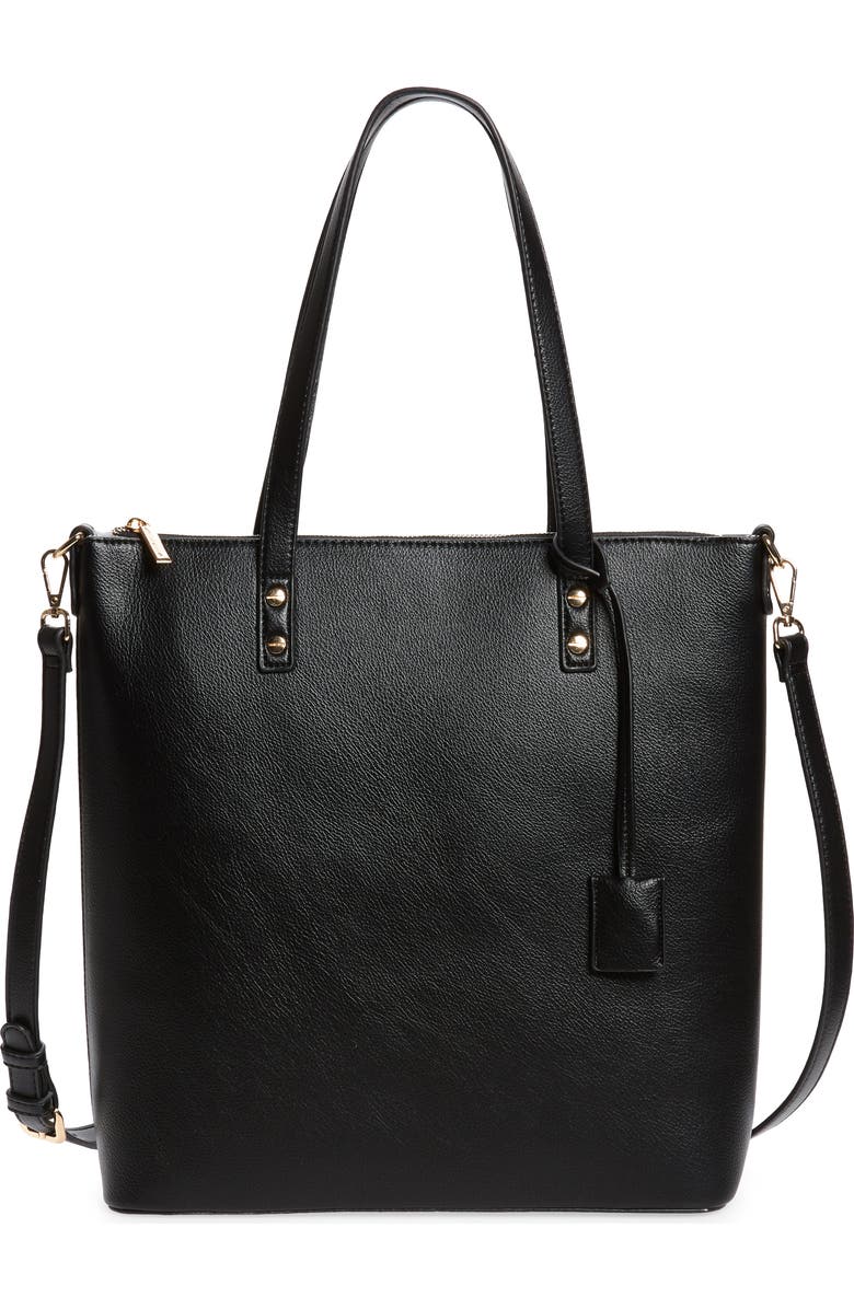 Mali + Lili Ashley Vegan Leather Everyday Tote, Main, color,